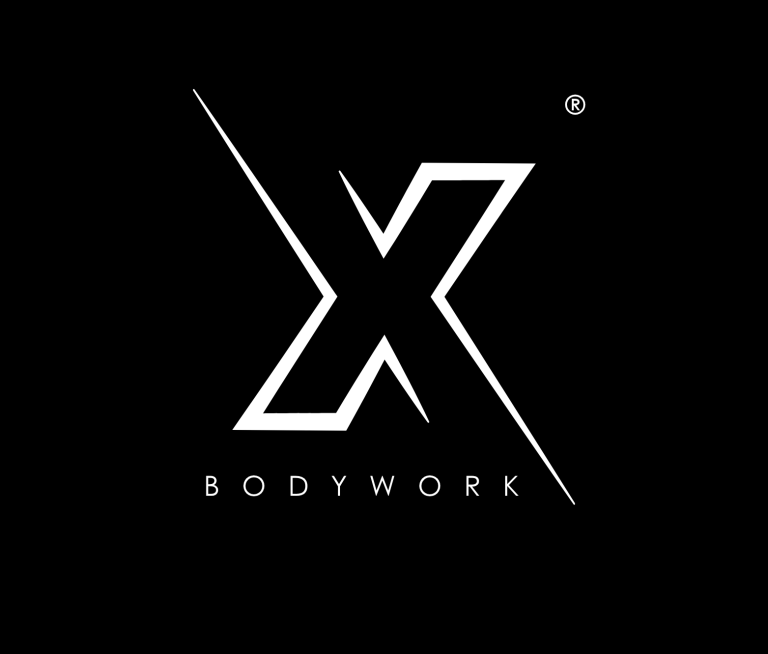 Bodywork Logo in schwarz weiß
